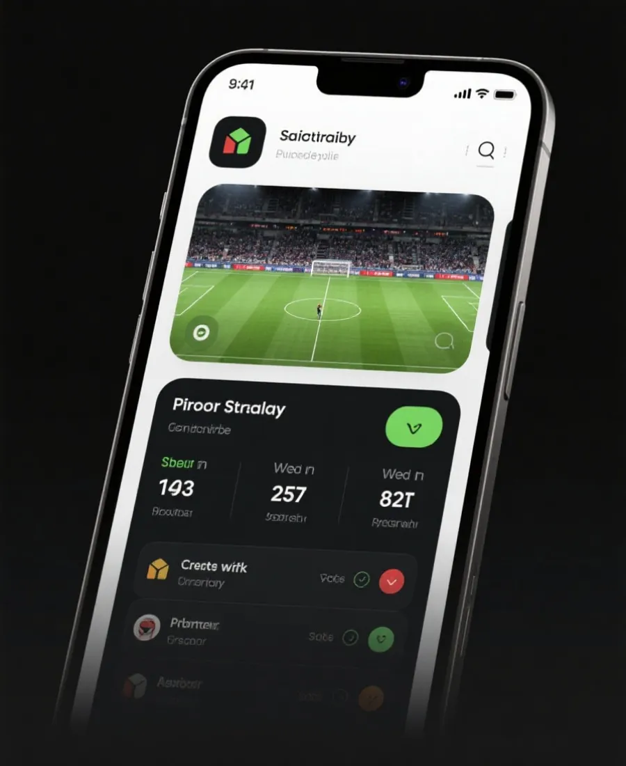 葡超移动端观赛与数据界面示意